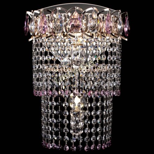 Бра Астра №2 оптикон розовая в Подольске Гусь Хрустальный