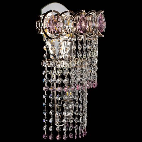 Бра Астра №2 оптикон розовая в Подольске Гусь Хрустальный