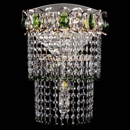 Бра Астра №2 оптикон зеленая в Подольске Гусь Хрустальный