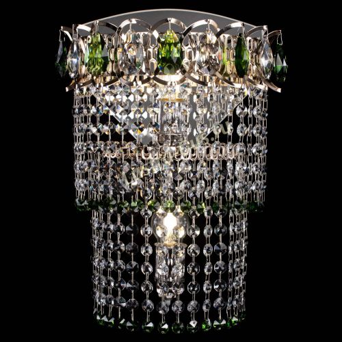 Бра Астра №2 оптикон зеленая в Подольске Гусь Хрустальный