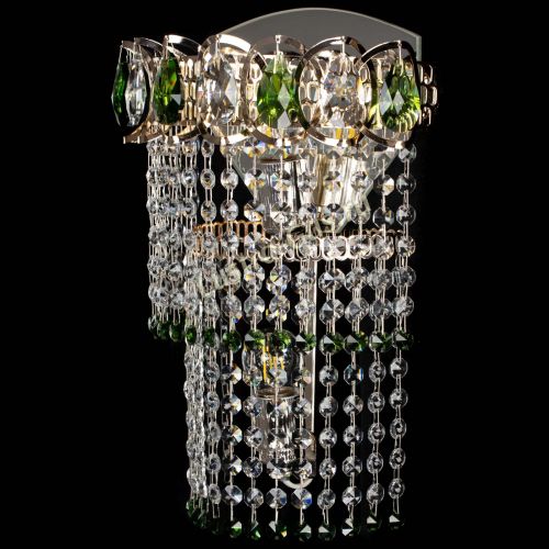 Бра Астра №2 оптикон зеленая в Подольске Гусь Хрустальный