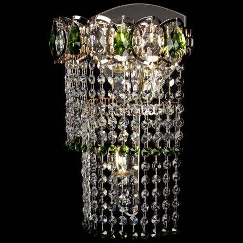 Бра Астра №2 оптикон зеленая в Подольске Гусь Хрустальный