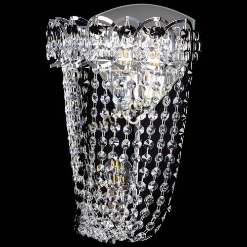 Бра Астра ажур №2 черная в Подольске Гусь Хрустальный