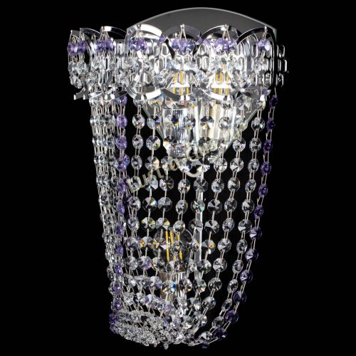 Бра Астра ажур №2 фиолетовая в Подольске Гусь Хрустальный