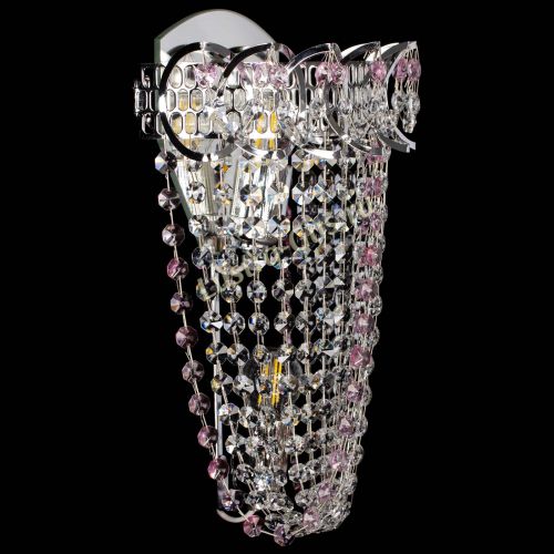 Бра Астра ажур №2 розовая в Подольске Гусь Хрустальный