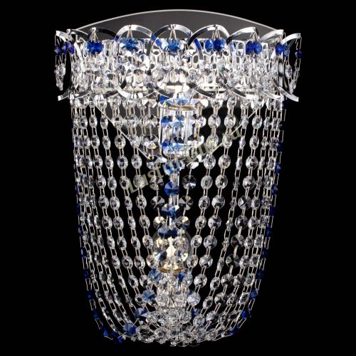 Бра Астра ажур №2 синяя в Подольске Гусь Хрустальный