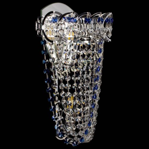 Бра Астра ажур №2 синяя в Подольске Гусь Хрустальный