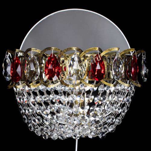 Бра Астра ажур под бронзу красная в Подольске Бра Астра ажур под бронзу красная в Подольске