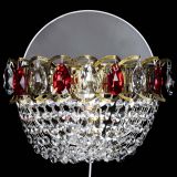 Бра Астра ажур под бронзу красная в Подольске Бра Астра ажур под бронзу красная в Подольске