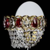 Бра Астра ажур под бронзу красная в Подольске Бра Астра ажур под бронзу красная в Подольске