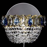 Бра Астра ажур под бронзу синяя в Подольске Бра Астра ажур под бронзу синяя в Подольске