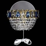 Бра Астра ажур под бронзу синяя в Подольске Бра Астра ажур под бронзу синяя в Подольске