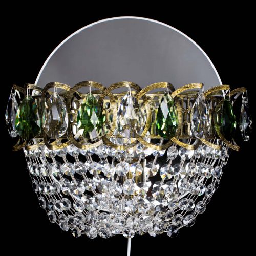 Бра Астра ажур под бронзу зеленая в Подольске Бра Астра ажур под бронзу зеленая в Подольске