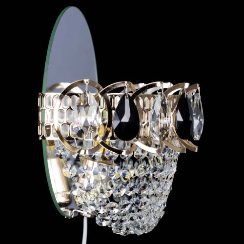 Бра Астра ажур черная в Подольске Гусь Хрустальный