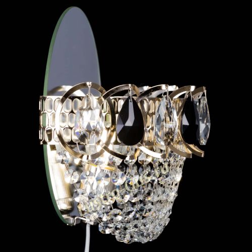 Бра Астра ажур черная в Подольске Гусь Хрустальный