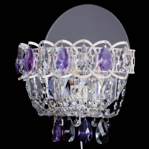 Бра Астра Фиолетовая белая в Подольске Гусь Хрустальный