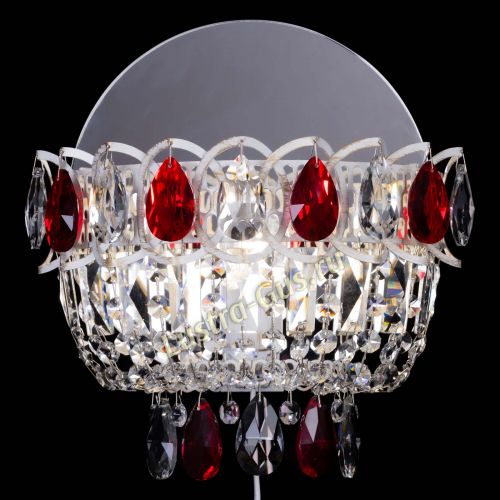 Бра Астра Красная белая  в Подольске Гусь Хрустальный