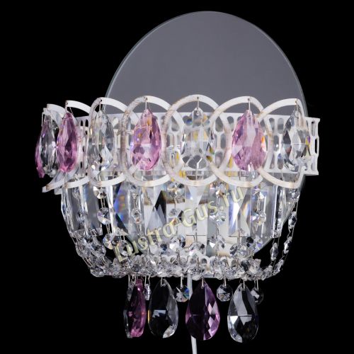 Бра Астра Розовая белая в Подольске Гусь Хрустальный