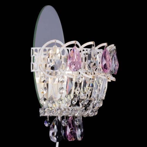 Бра Астра Розовая белая в Подольске Гусь Хрустальный