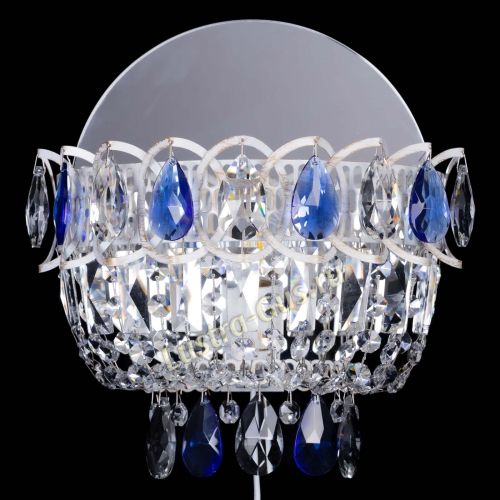 Бра Астра Синяя белая в Подольске Гусь Хрустальный