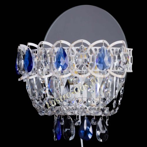 Бра Астра Синяя белая в Подольске Гусь Хрустальный