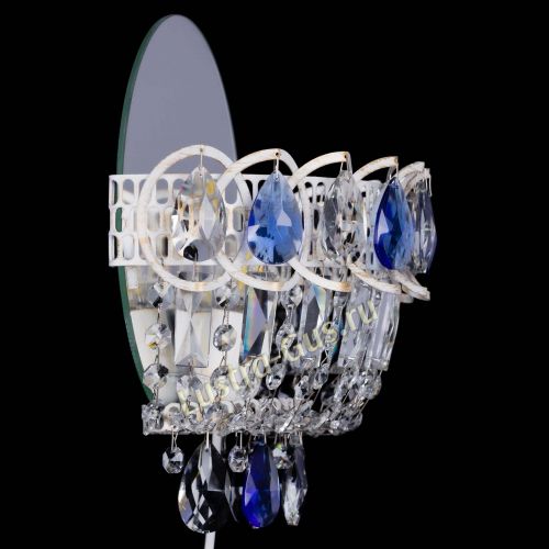 Бра Астра Синяя белая в Подольске Гусь Хрустальный