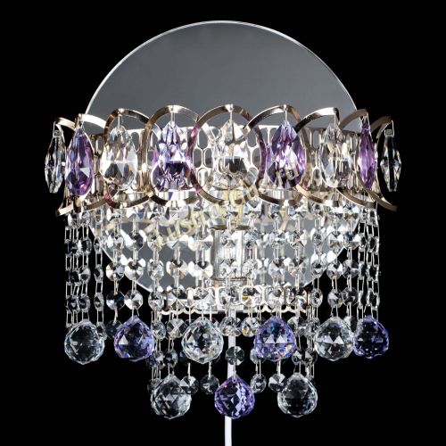 Бра Астра Капель шар 30 Фиолетовая в Подольске Гусь Хрустальный