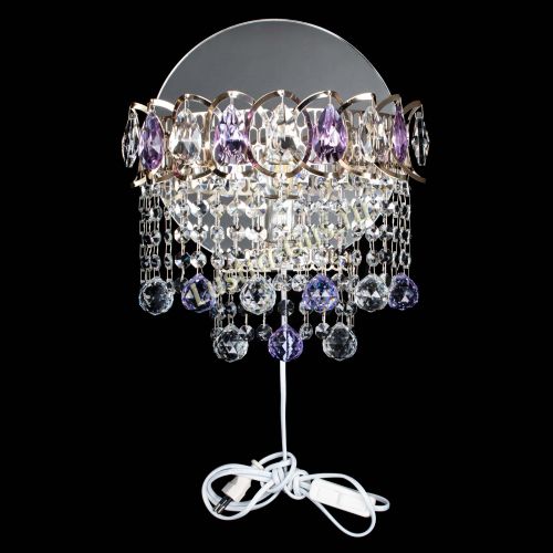Бра Астра Капель шар 30 Фиолетовая в Подольске Гусь Хрустальный