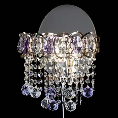 Бра Астра Капель шар 30 Фиолетовая в Подольске Гусь Хрустальный