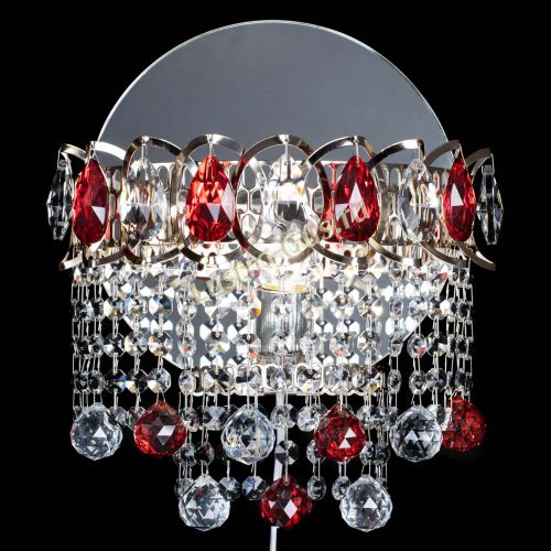 Бра Астра Капель шар 30 Красная в Подольске Гусь Хрустальный