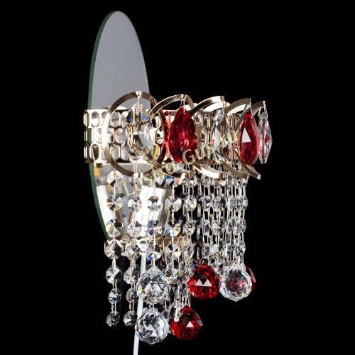 Бра Астра Капель шар 30 Красная в Подольске Гусь Хрустальный