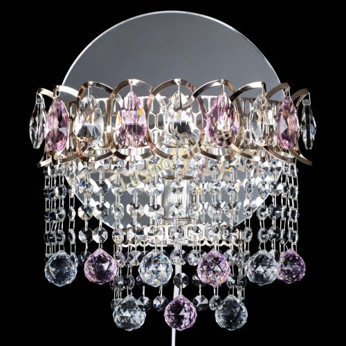 Бра Астра Капель шар 30 Розовая в Подольске Гусь Хрустальный