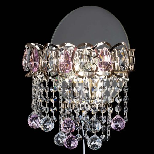 Бра Астра Капель шар 30 Розовая в Подольске Гусь Хрустальный