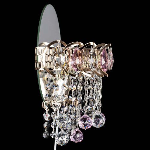 Бра Астра Капель шар 30 Розовая в Подольске Гусь Хрустальный