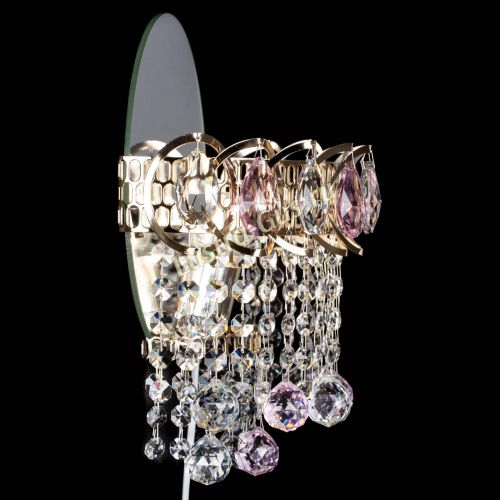 Бра Астра Капель шар 30 Розовая в Подольске Гусь Хрустальный