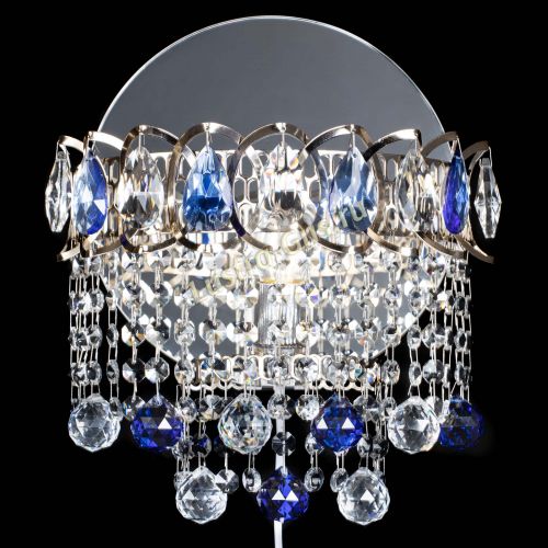 Бра Астра Капель шар 30 Синяя в Подольске Гусь Хрустальный