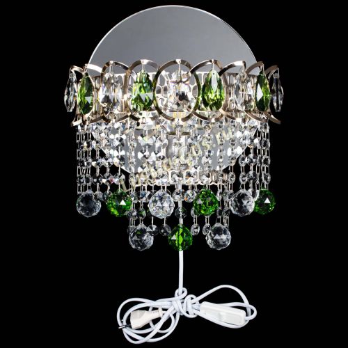 Бра Астра Капель шар 30 Зеленая в Подольске Гусь Хрустальный