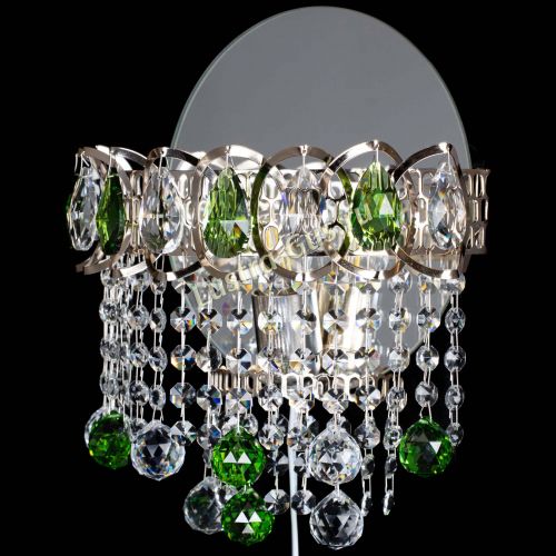 Бра Астра Капель шар 30 Зеленая в Подольске Гусь Хрустальный