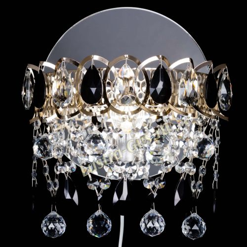 Бра Астра Паутинка черная в Подольске Гусь Хрустальный