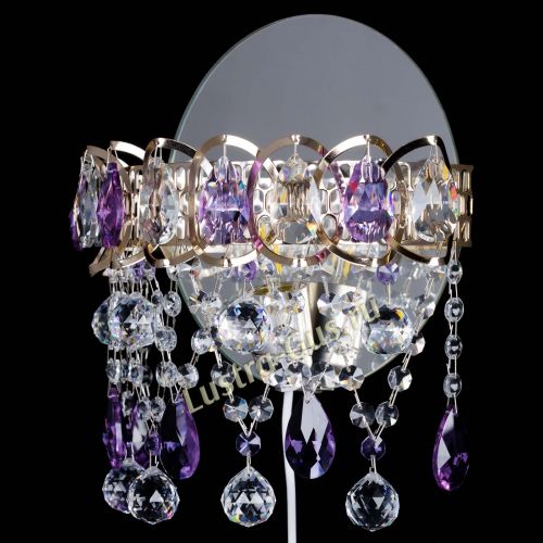 Бра Астра Паутинка фиолетовая в Подольске Гусь Хрустальный