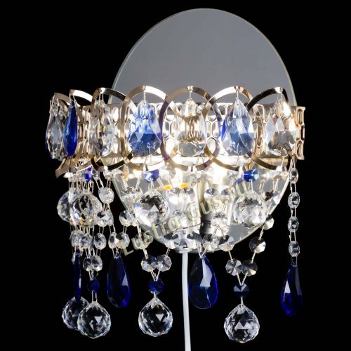 Бра Астра Паутинка синяя в Подольске Гусь Хрустальный