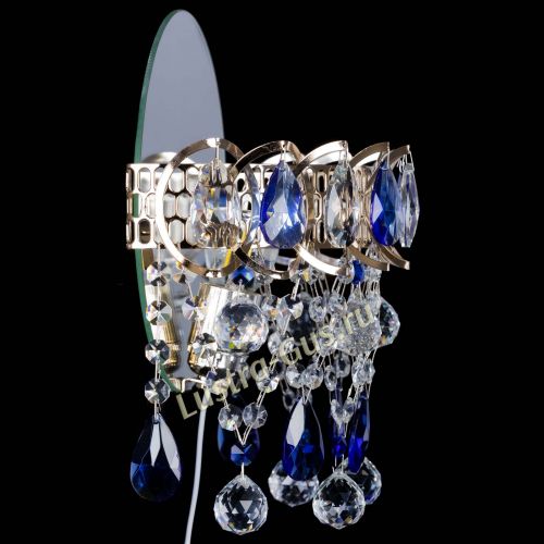 Бра Астра Паутинка синяя в Подольске Гусь Хрустальный