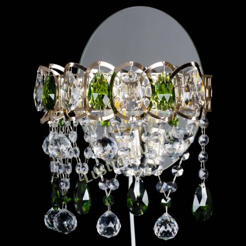 Бра Астра Паутинка зеленая в Подольске Гусь Хрустальный