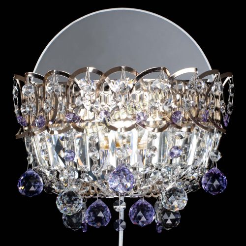 Бра Астра пластинка шар Фиолетовая в Подольске Гусь Хрустальный