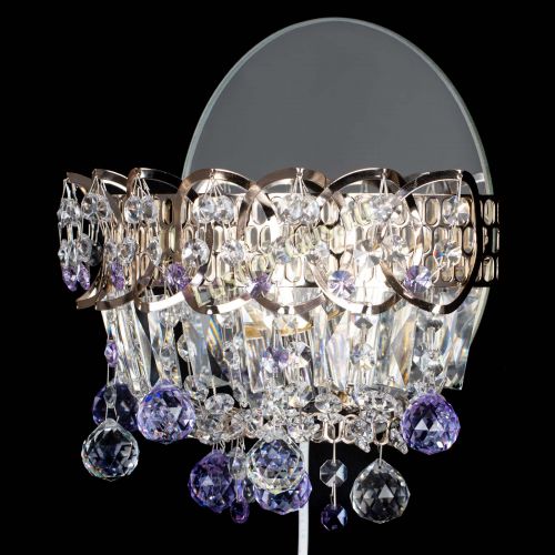 Бра Астра пластинка шар Фиолетовая в Подольске Гусь Хрустальный