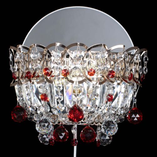 Бра Астра пластинка шар Красная в Подольске Гусь Хрустальный