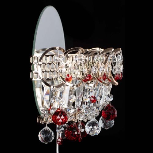 Бра Астра пластинка шар Красная в Подольске Гусь Хрустальный