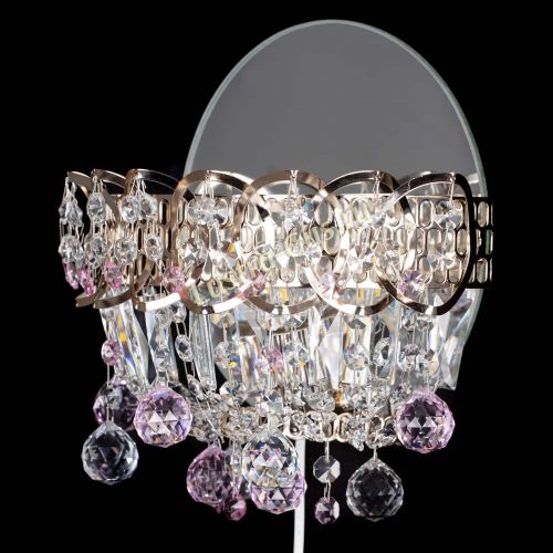 Бра Астра пластинка шар Розовая в Подольске Гусь Хрустальный