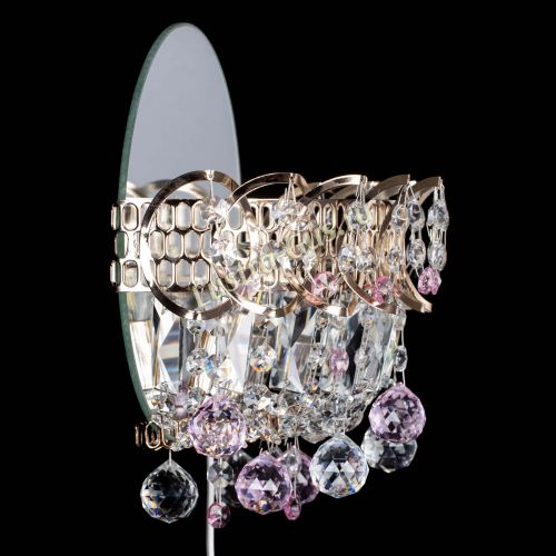 Бра Астра пластинка шар Розовая в Подольске Гусь Хрустальный