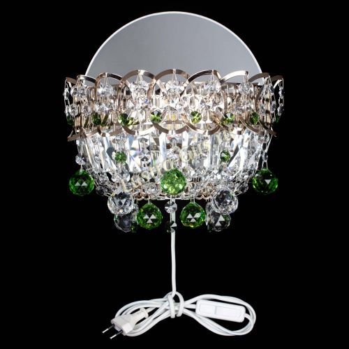 Бра Астра пластинка шар Зеленая в Подольске Гусь Хрустальный
